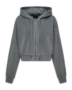 Womens Sott Origin Hoodie Nightowl Grey Oversized Fleece - Grey