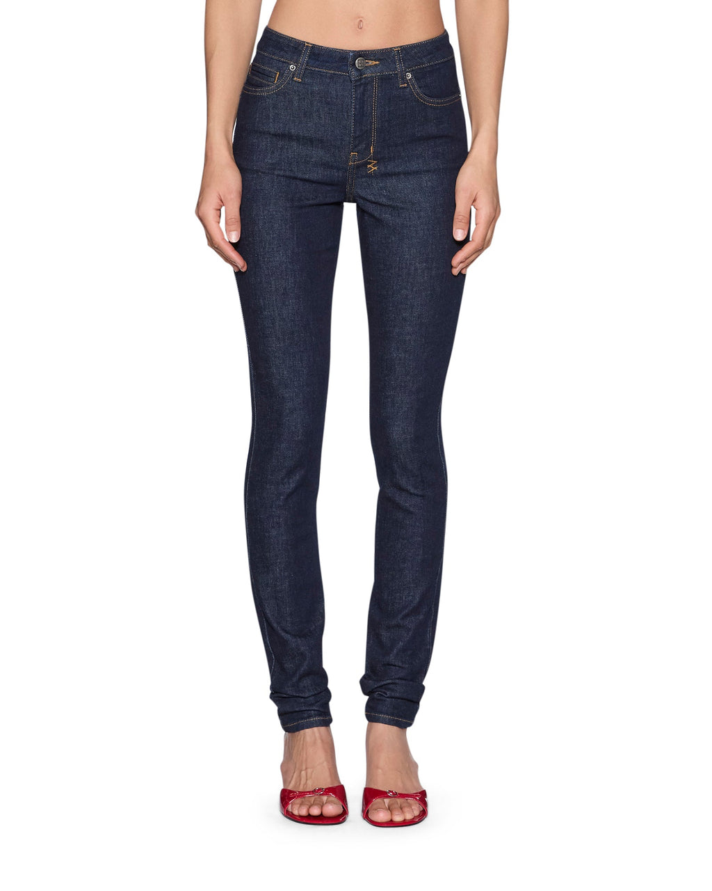 Womens Spray On Xtra Mystic Rinse Denim Jeans - Denim