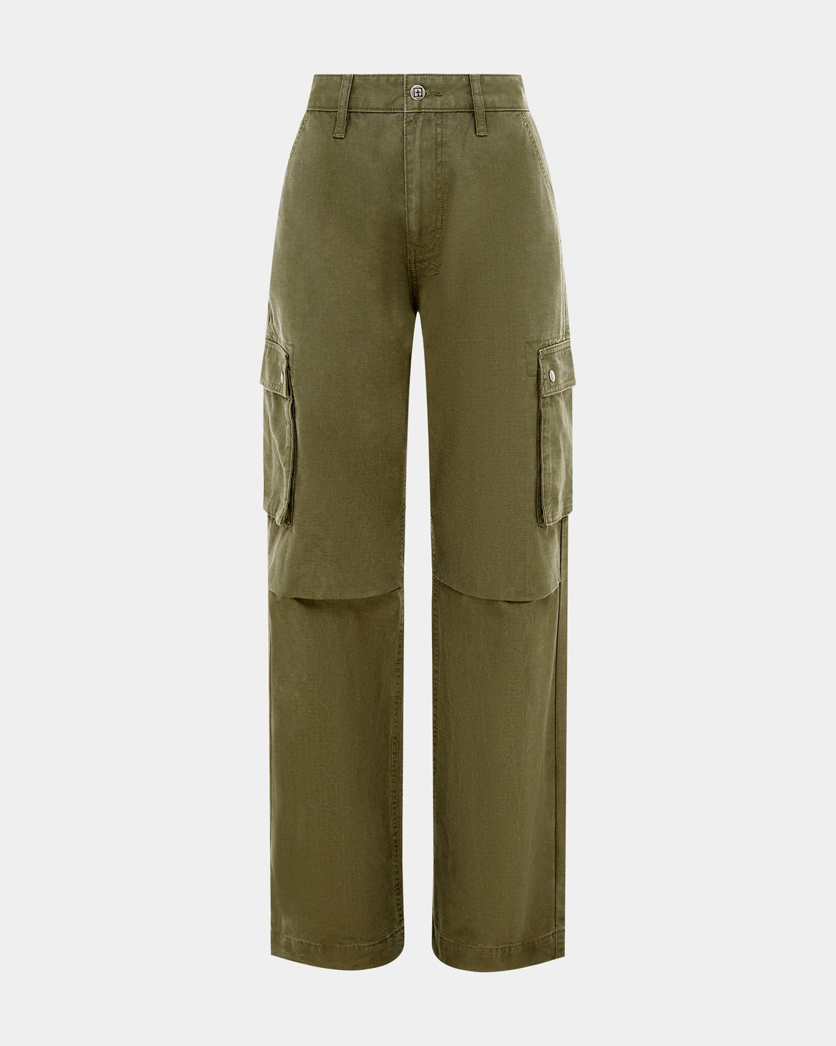 Womens Squad Cargo Khaki Pants - Khaki