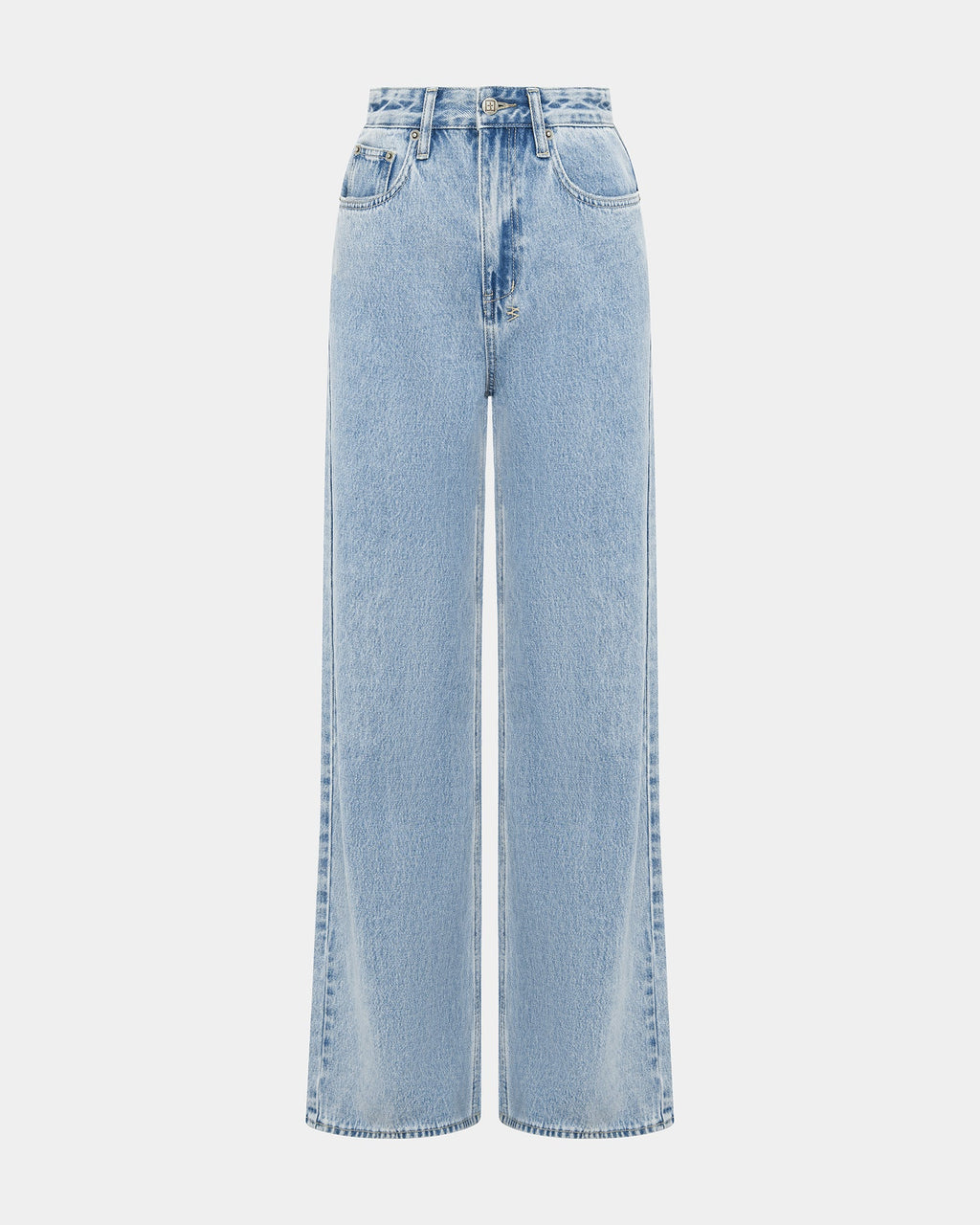 Womens Strider Authentik Wide Denim Jeans - Denim