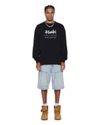 Mens Plated Ls Tee Black Regular Tees - Black