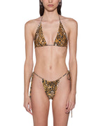 Womens Higher Things Bikini Bottom Wild Bikini - Brown