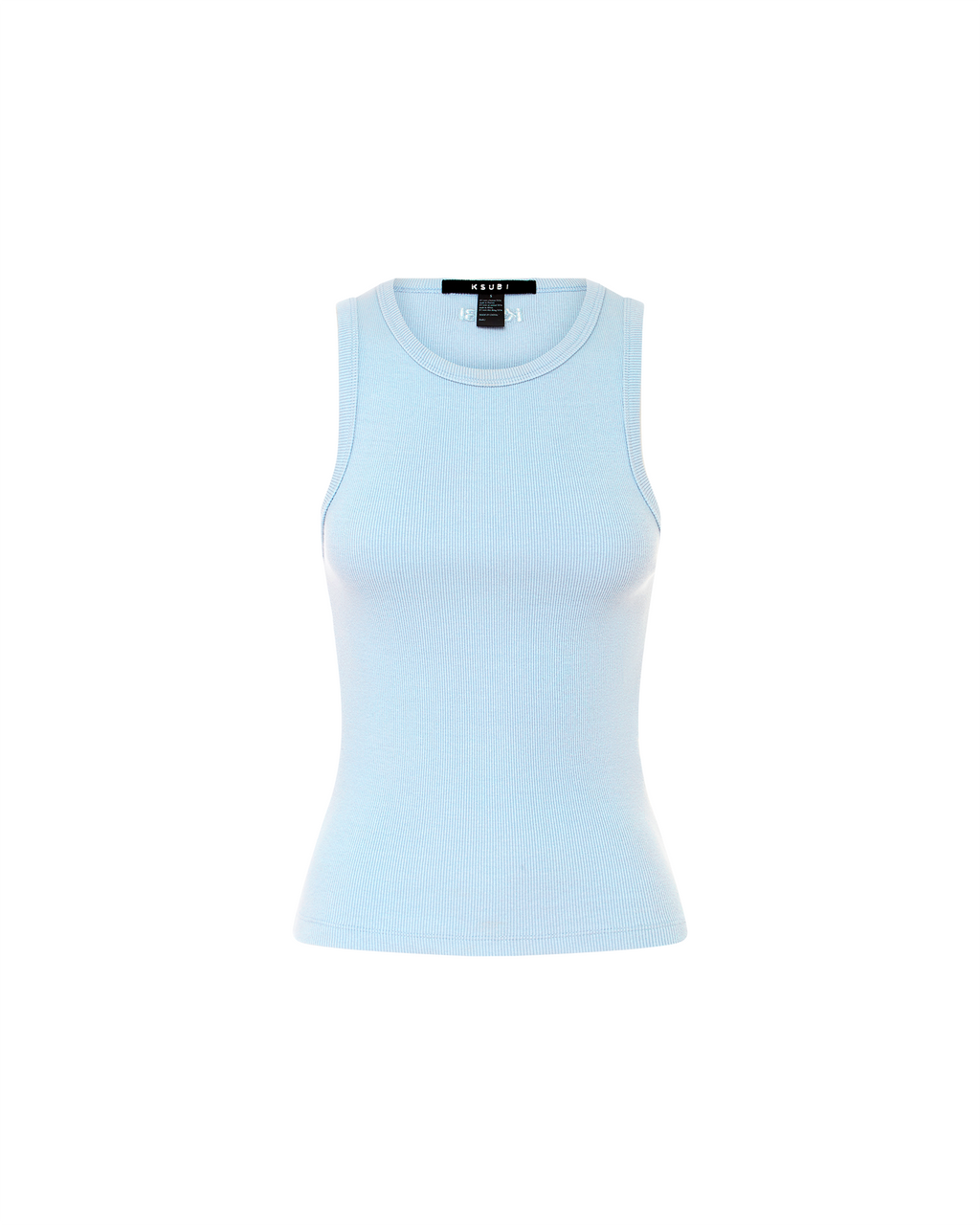 Womens Syndicate Tank Xtra Sky Fitted Fashion Tops - Blue