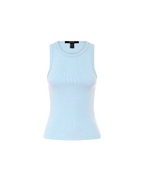 Womens Syndicate Tank Xtra Sky Fitted Fashion Tops - Blue