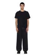 Mens Slub Sid Ss Tee Black Slim Tees - Black