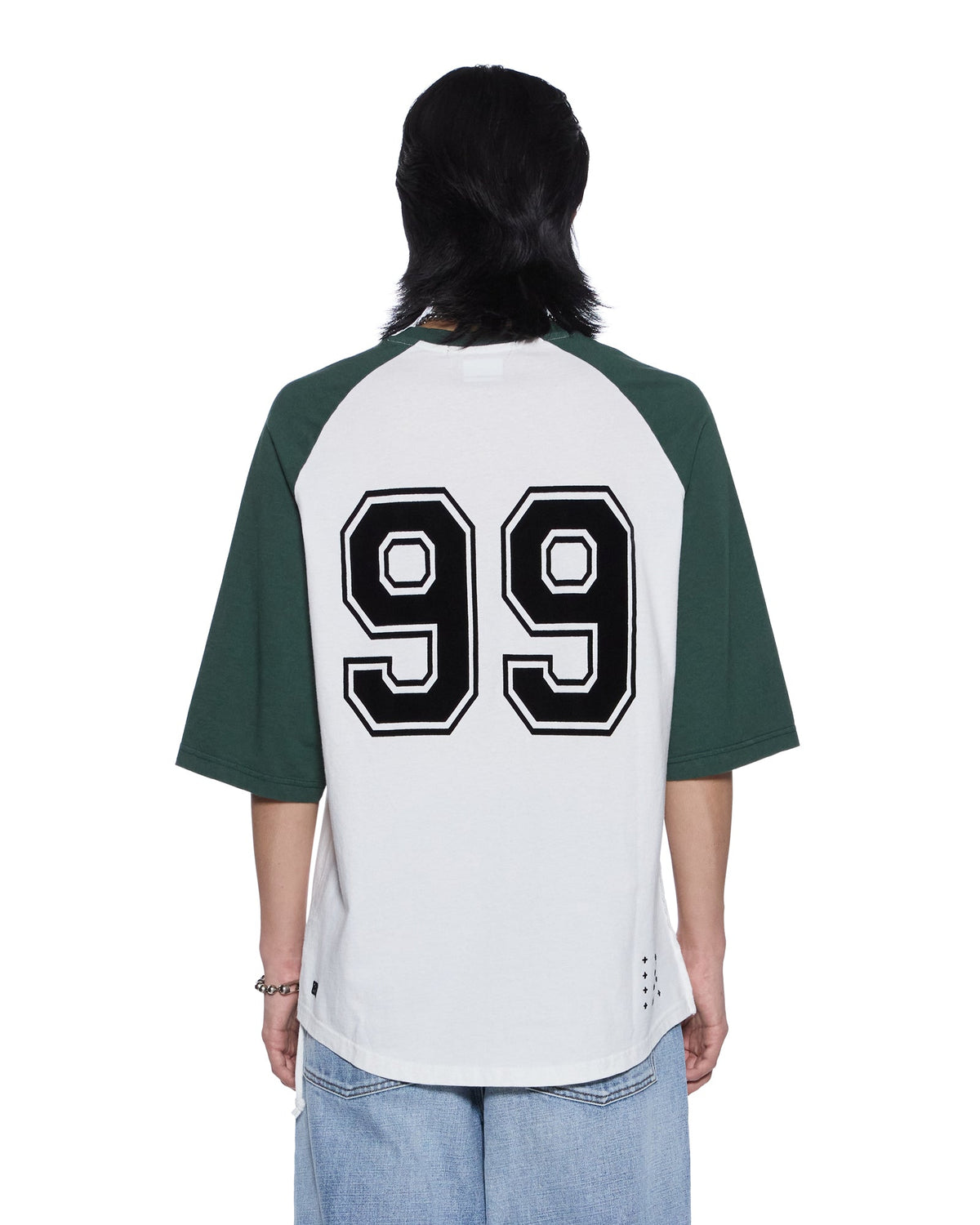 Mens 99 Biggie Raglan Ss Tee Hash Boxy Tees - Multi Colour