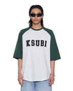 Mens 99 Biggie Raglan Ss Tee Hash Boxy Tees - Multi Colour