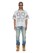 Mens Halftime Ss Duke Jersey Krete Fade Boxy Fashion Tops - Multi Colour