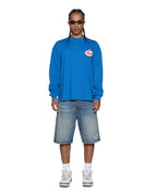 Mens Klasse Ekcess Ls Tee Bolt Blue Oversized Tees - Blue