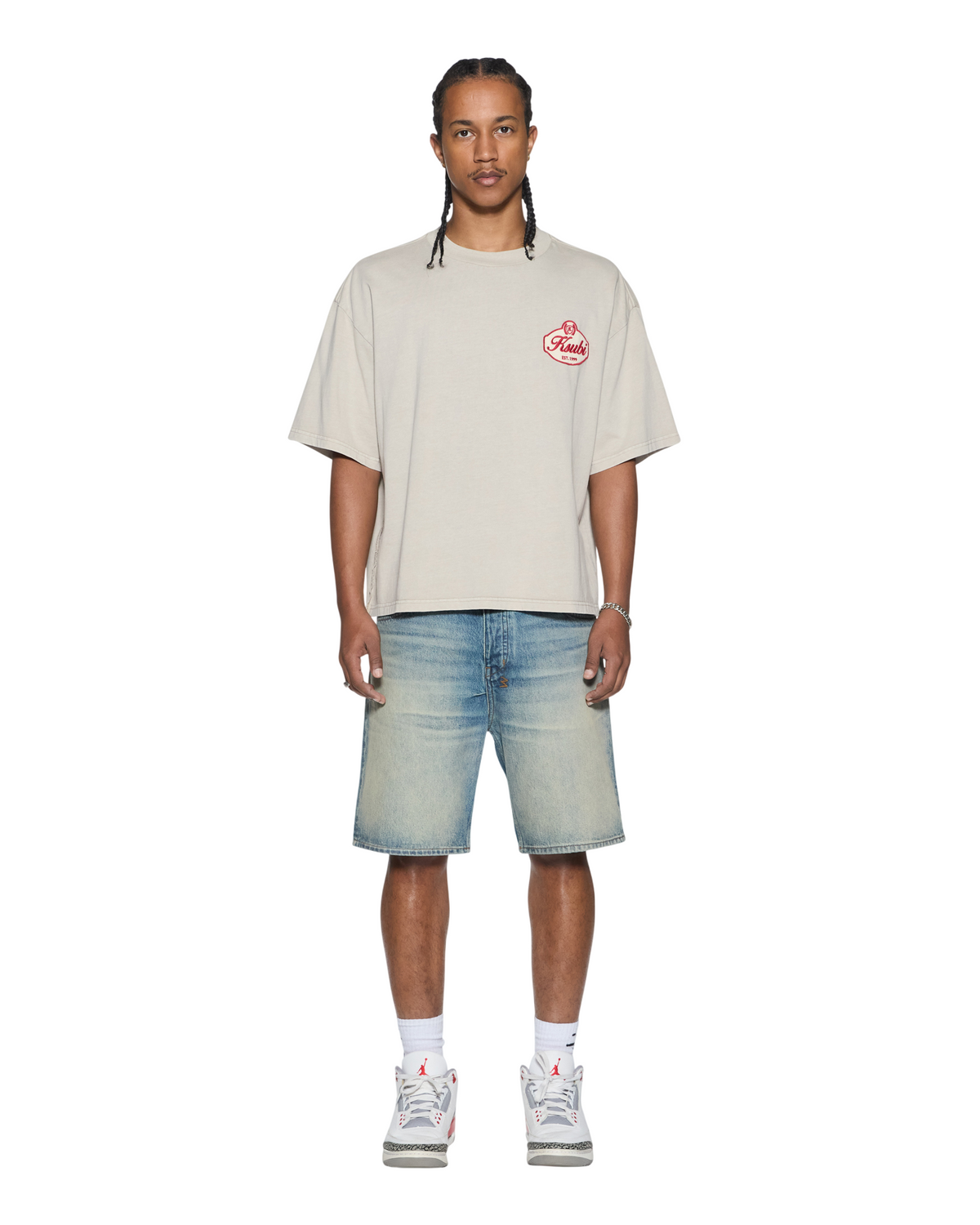 Mens Anti K Short Portland Blue Relaxed Walkshorts - Denim
