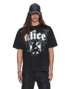 Mens Ksubi X Alice Hollywood Graphic Tee Black Regular Tees - Black