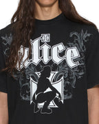 Mens Ksubi X Alice Hollywood Graphic Tee Black Regular Tees - Black