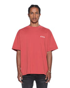 Mens Mechanic Ekcess Ss Tee Vintage Red Oversized Tees - Red