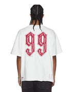 Mens Paise Ekcess Ss Tee Tru White Oversized Tees - White