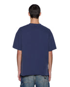 Mens Sott Ekcess Ss Tee Ink Fade Oversized Tees - Navy