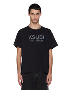Mens State Slub Sid Ss Tee Black Regular Tees - Black