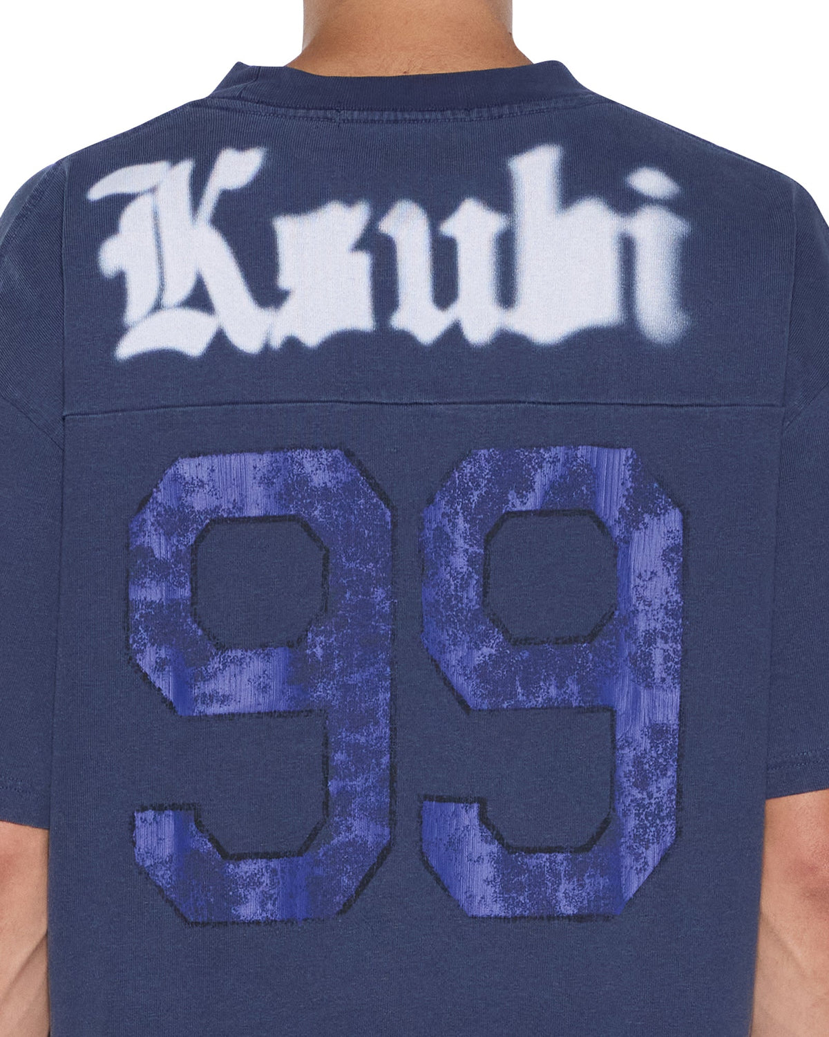 Mens Utopia Halen Ss Tee Navy Boxy Tees - Navy