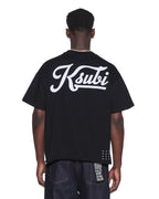 Mens Outfield Ekcess Ss Tee Black Oversized Tees - Black