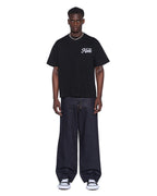 Mens Outfield Ekcess Ss Tee Black Oversized Tees - Black