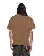 Mens Sott Ekcess Ss Tee Espresso Oversized Tees - Brown