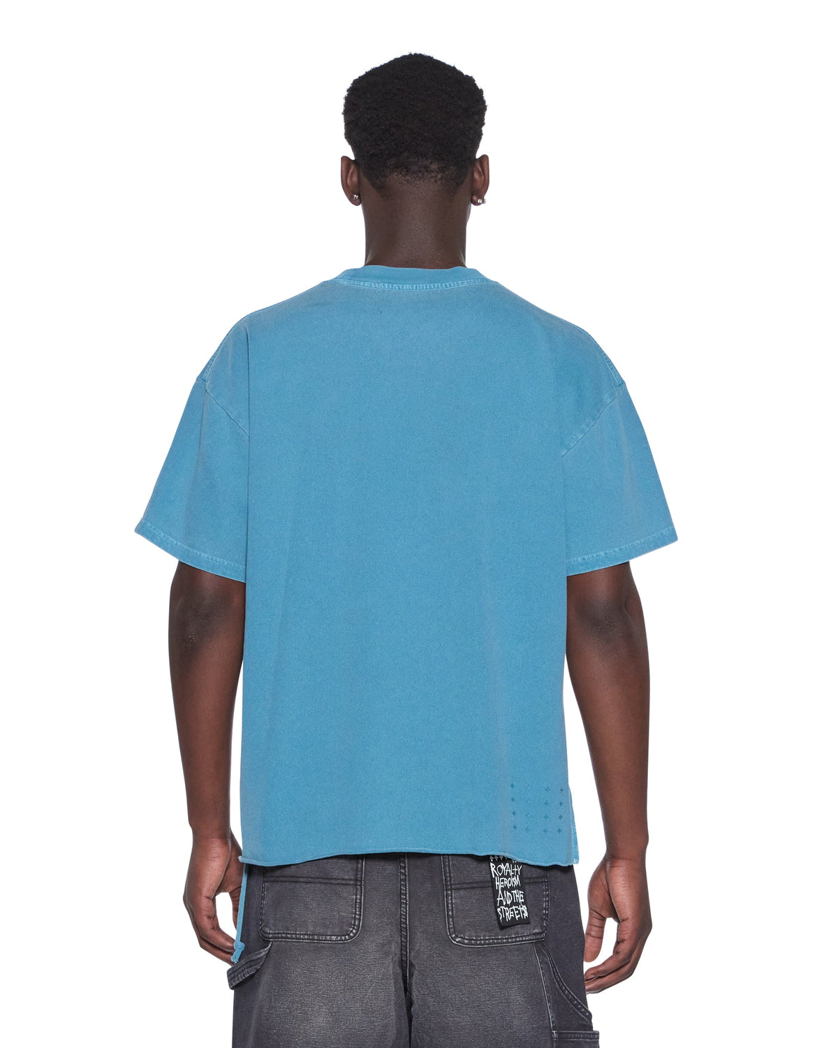 Mens Sott Ekcess Tee Titan Oversized Tees - Blue