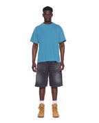 Mens Sott Ekcess Tee Titan Oversized Tees - Blue