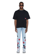 Mens Hbl Ekcess Ss Tee Peached Black Oversized Tees - Black