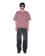 Mens Intruder Halen Ss Tee Plum Baggy Tees - Purple