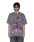 KNOTTED EKCESS SS TEE CHARCOAL