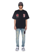 Mens League Ekcess Ss Tee Black Oversized Tees - Black