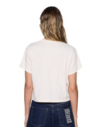 Womens Lets Face It Shrunken Ss Tee Bone Regular Tees - Beige