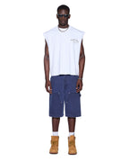 Mens Drill Maxx Operator Short Navy Relaxed Walkshorts - Navy