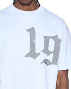 Mens Stardom Ekcess Ss Tee Tru White Oversized Tees - White