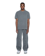 Mens 4x4 Paise Biggie Ss Tee Charcoal Regular Tees - Grey