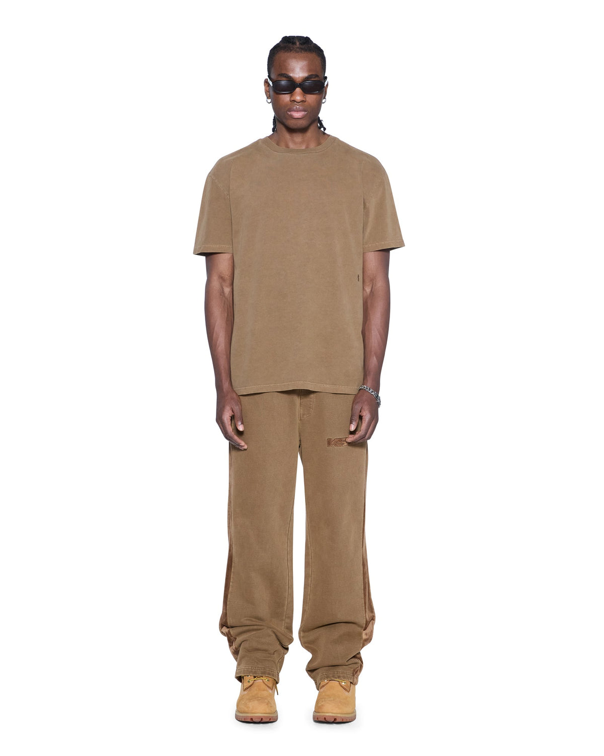 Mens 4x4 Luxe Synthesis Trak Pant Espresso Regular Pants - Brown