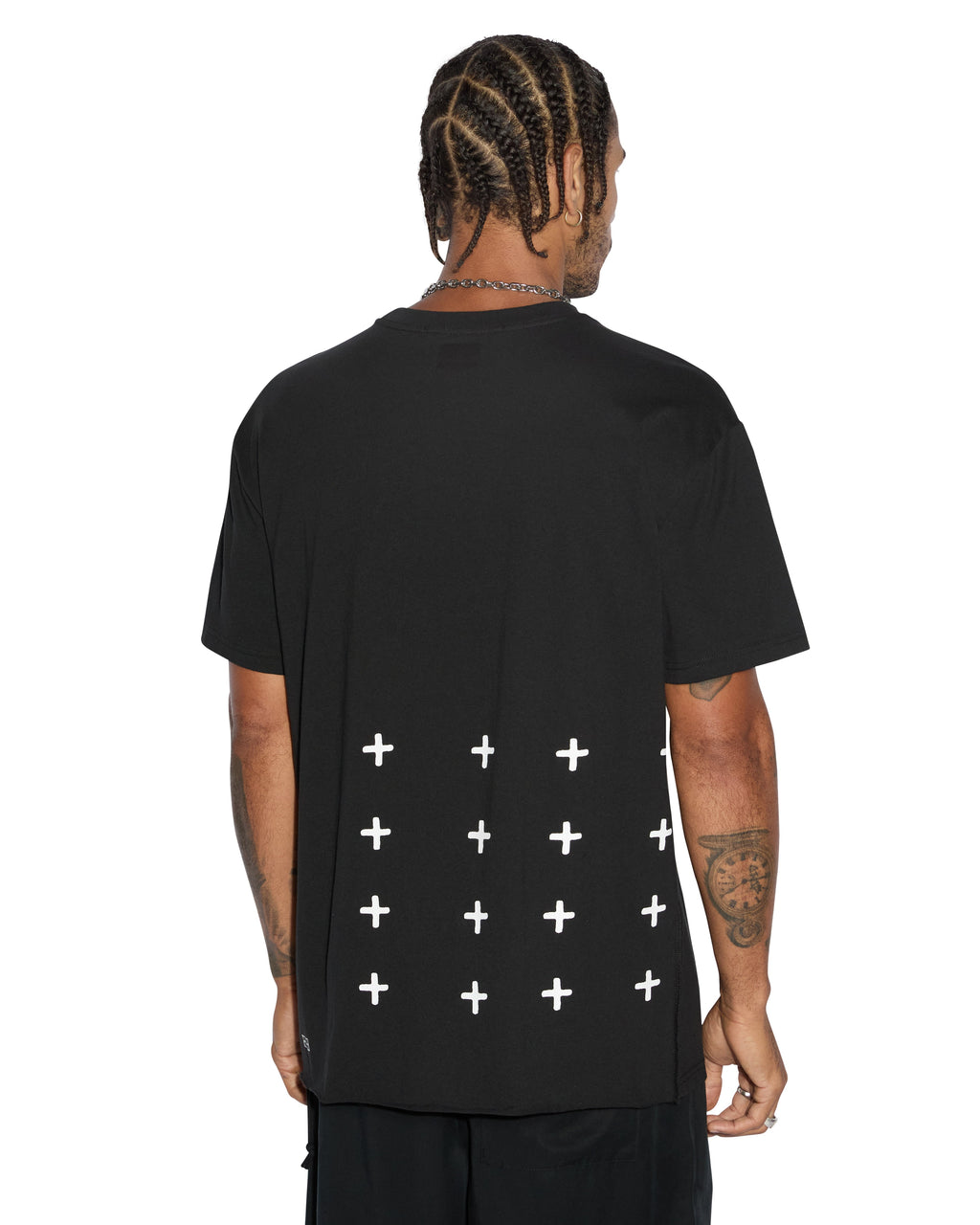 Mens All Day Biggie Ss Tee Jet Black Oversized Tees - Black
