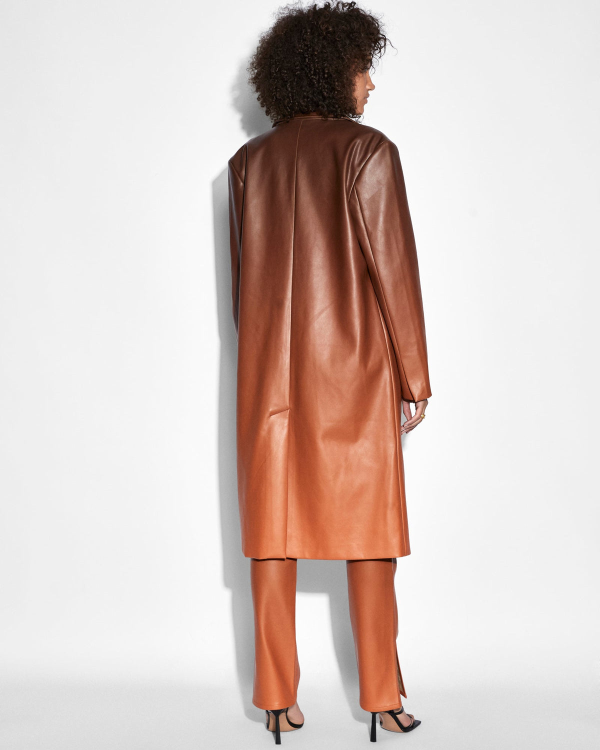 Womens Zephyr Duster Sunset Relaxed Jackets - Orange