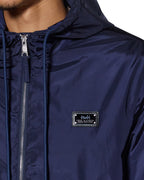 Mens Tek Nylon Jacket Navy Regular Jackets - Navy