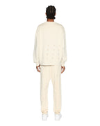 Mens 4 X 4 Biggie Crew Desert Oversized Fleece - Tan