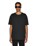 Mens 4x4 Biggie Ss Tee Black/red Oversized Tees - Black