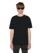 Mens 4 X 4 Biggie Ss Tee Jet Black Oversized Tees - Black