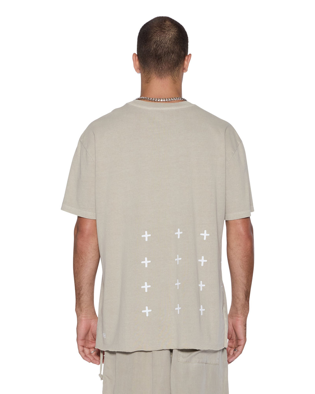 Mens Allday Biggie Ss Tee Terra Oversized Tees - Tan
