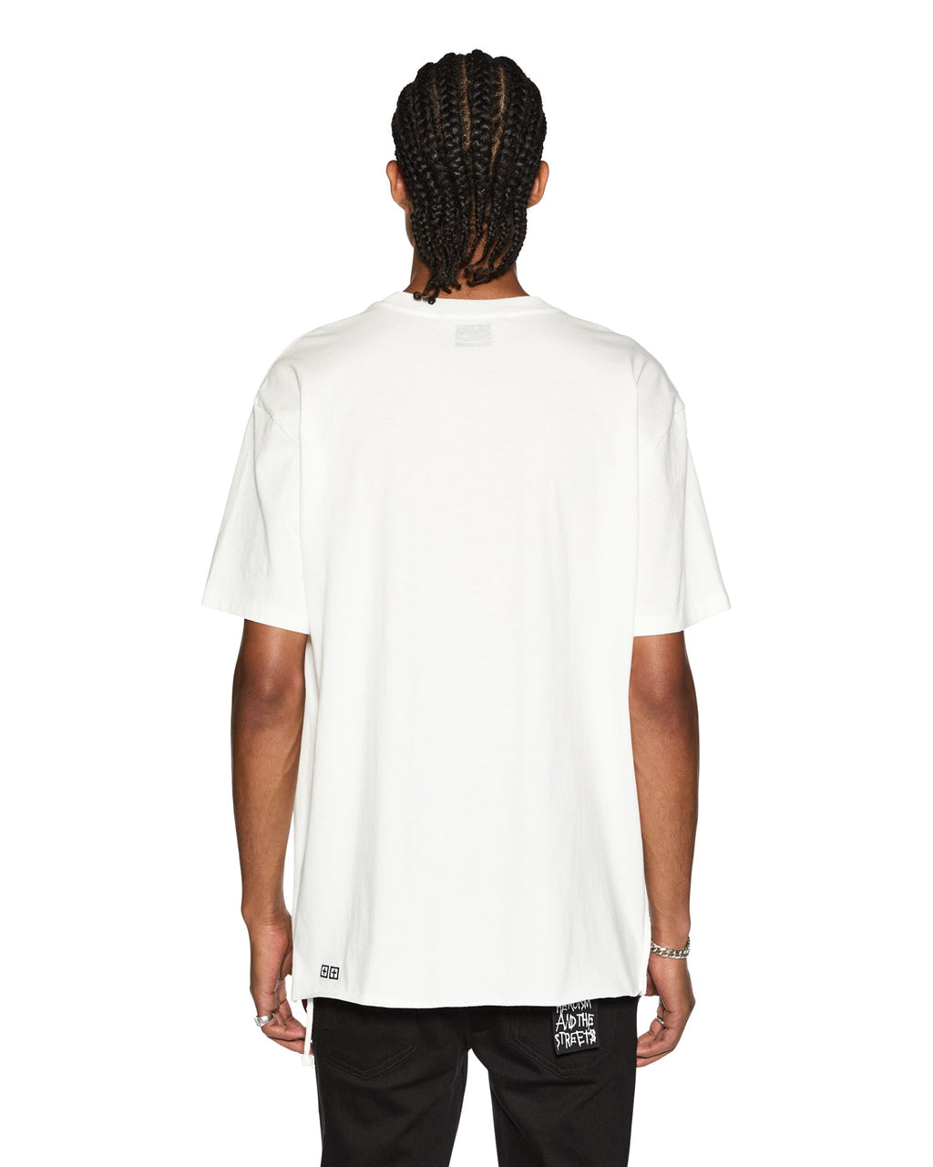 Mens Biggie Ss Tee Worn In White Oversized Tees - White
