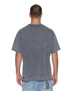 Mens Blasted Ekcess Ss Tee Rhino Oversized Tees - Black