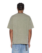 Mens Blasted Ekcess Ss Tee Outback Oversized Tees - Green