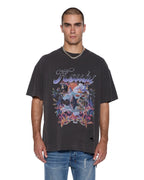 Mens Hendrix Ekcess Ss Tee Old Black Oversized Tees - Black
