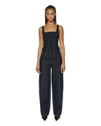 Womens Hera Bustier Zenith Pop Fitted Fashion Tops - Denim