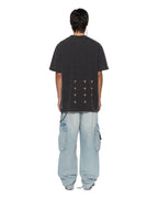 Mens Island Biggie Ss Tee Faded Black Oversized Tees - Black