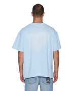 Mens Intruder Ekcess Ss Tee Ice Mist Oversized Tees - Blue