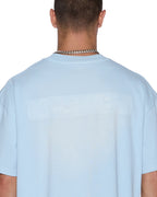 Mens Intruder Ekcess Ss Tee Ice Mist Oversized Tees - Blue